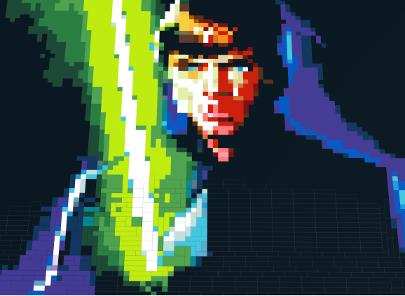 Jedi Knight Luke Skywalker from BrickLink Studio [BrickLink]