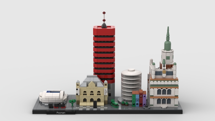 Poznan Poland Architecture Skyline from BrickLink Studio