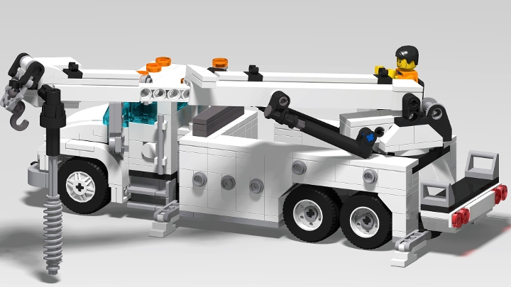 Lego digger online truck