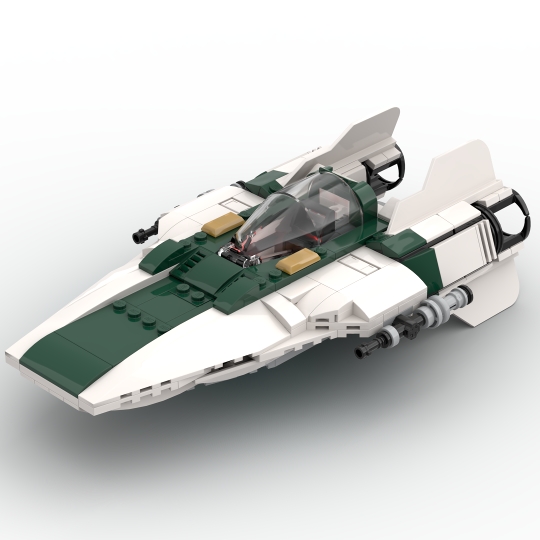 Resistance A-Wing (RZ-2 A-Wing Interceptor) from BrickLink Studio ...