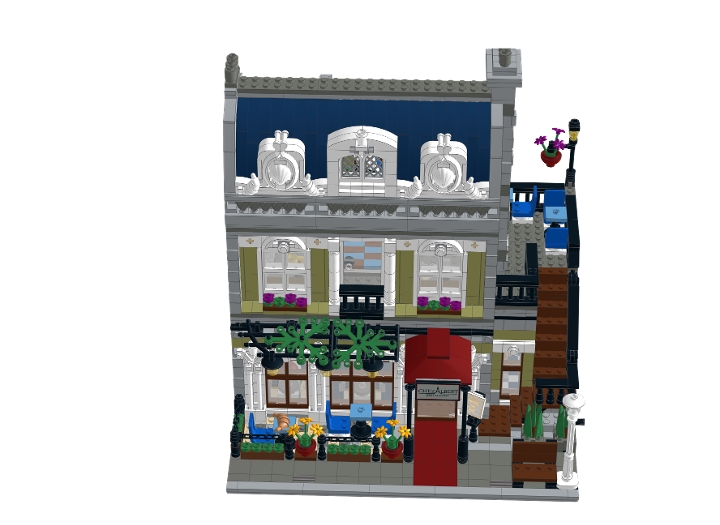 Parisian Restaurant from BrickLink Studio BrickLink