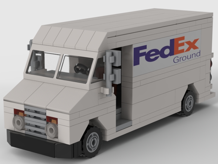 Ground Delivery Van from BrickLink Studio [BrickLink]