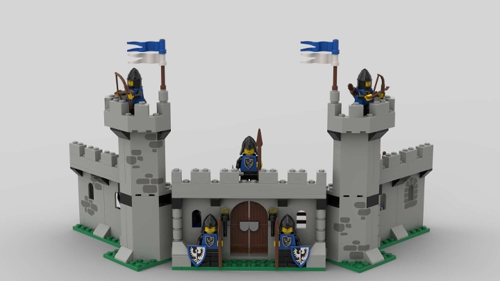 Black Falcons Guarded Gate from BrickLink Studio [BrickLink]