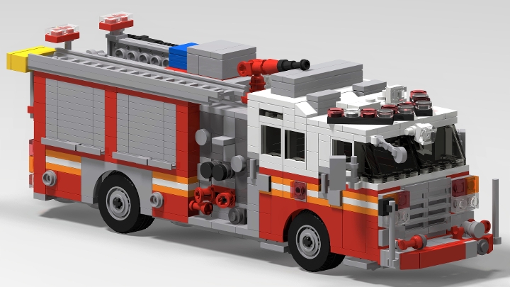 Lego fdny best sale fire truck