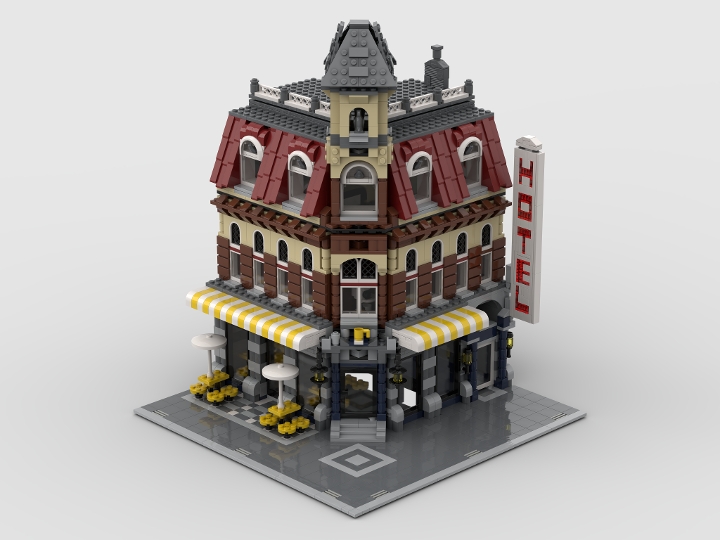 Cafe Corner Revision from BrickLink Studio [BrickLink]