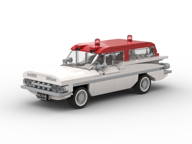 1959 Chevrolet Ambulance from BrickLink Studio [BrickLink]