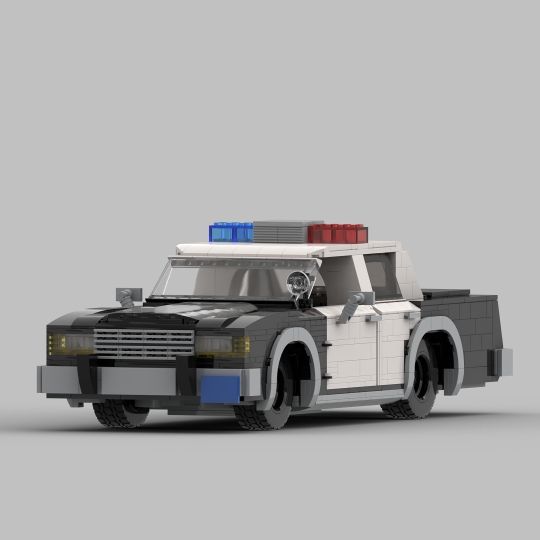 Police Car from BrickLink Studio