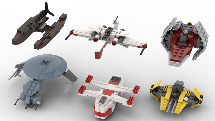 LEGO STAR WARS: The Complete Saga - Minikits from BrickLink Studio