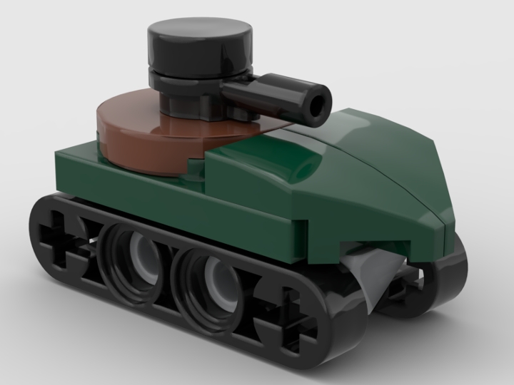Micro sniper tank from BrickLink Studio [BrickLink]