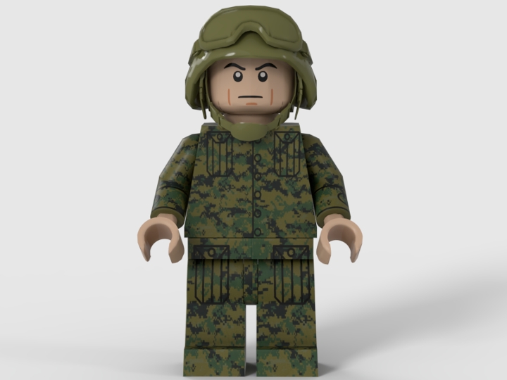 US Army Minifigs from BrickLink Studio