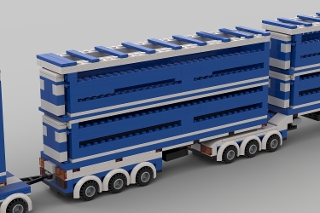 Lego hot sale cattle truck