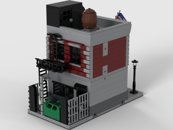 Firehouse 1 Modular Building from BrickLink Studio BrickLink