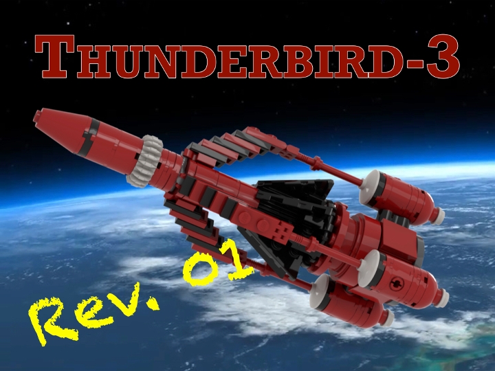 Thunderbird-3 Rev.01 from BrickLink Studio [BrickLink]