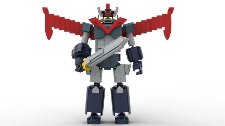 Mazinger z lego fashion minifigure