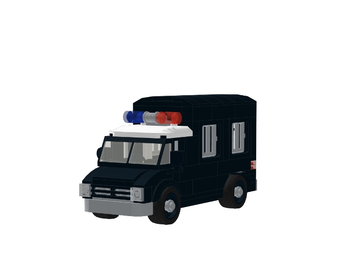 police van from BrickLink Studio [BrickLink]