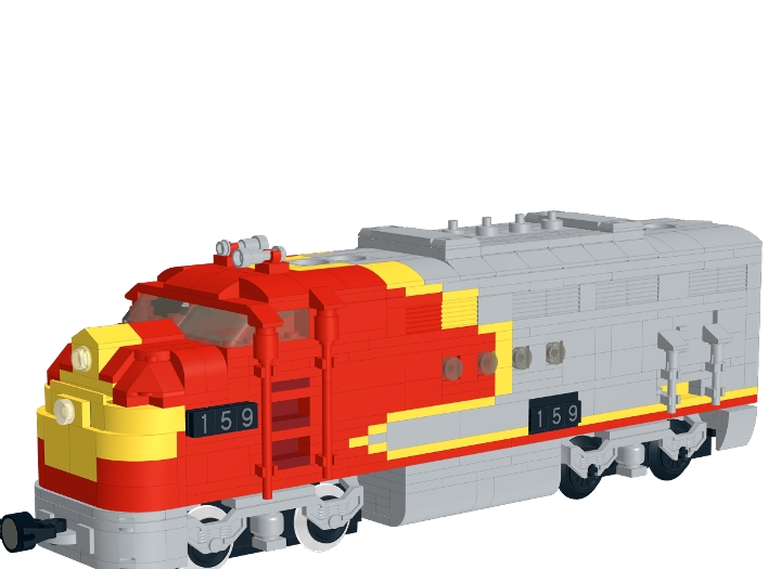 EMD FT diesel locomotive from BrickLink Studio [BrickLink]