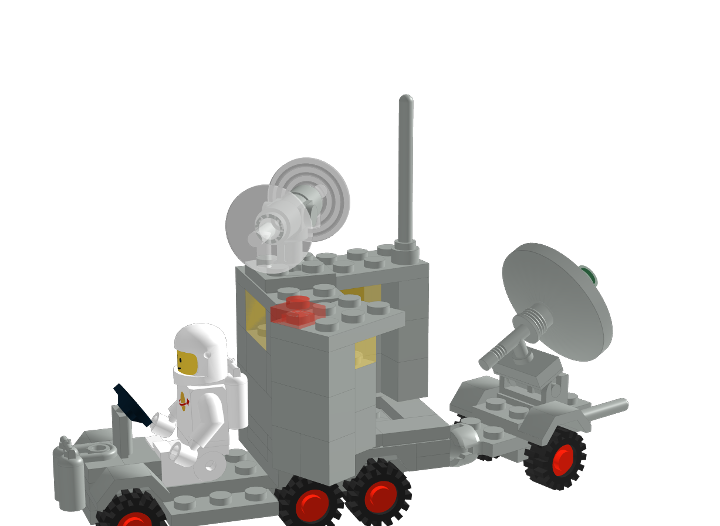 mobile tracking station from BrickLink Studio [BrickLink]