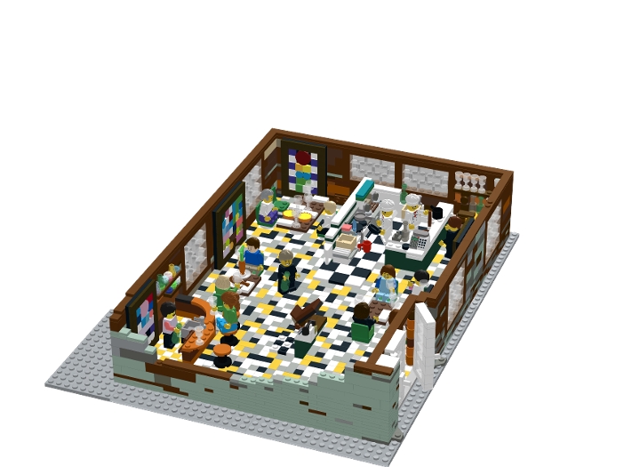 Fancy Restaurant from BrickLink Studio [BrickLink]