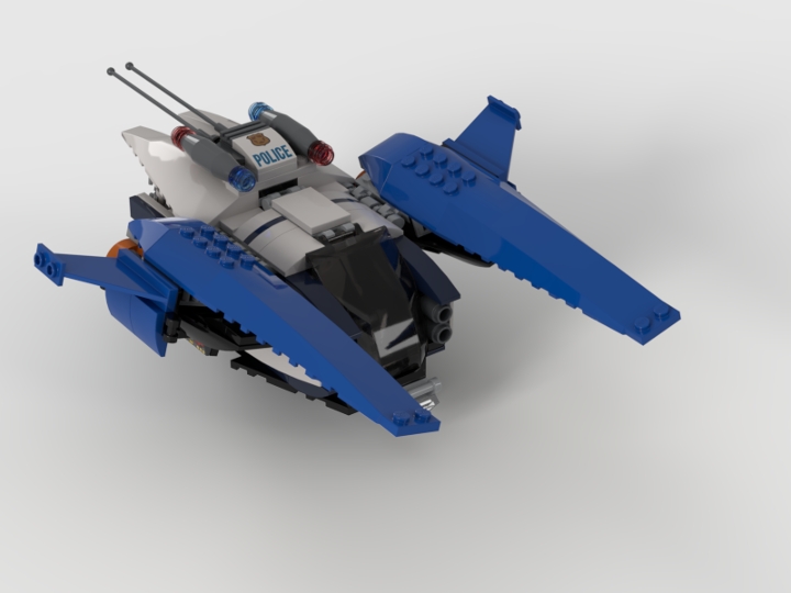 Spaceship mark V from BrickLink Studio [BrickLink]