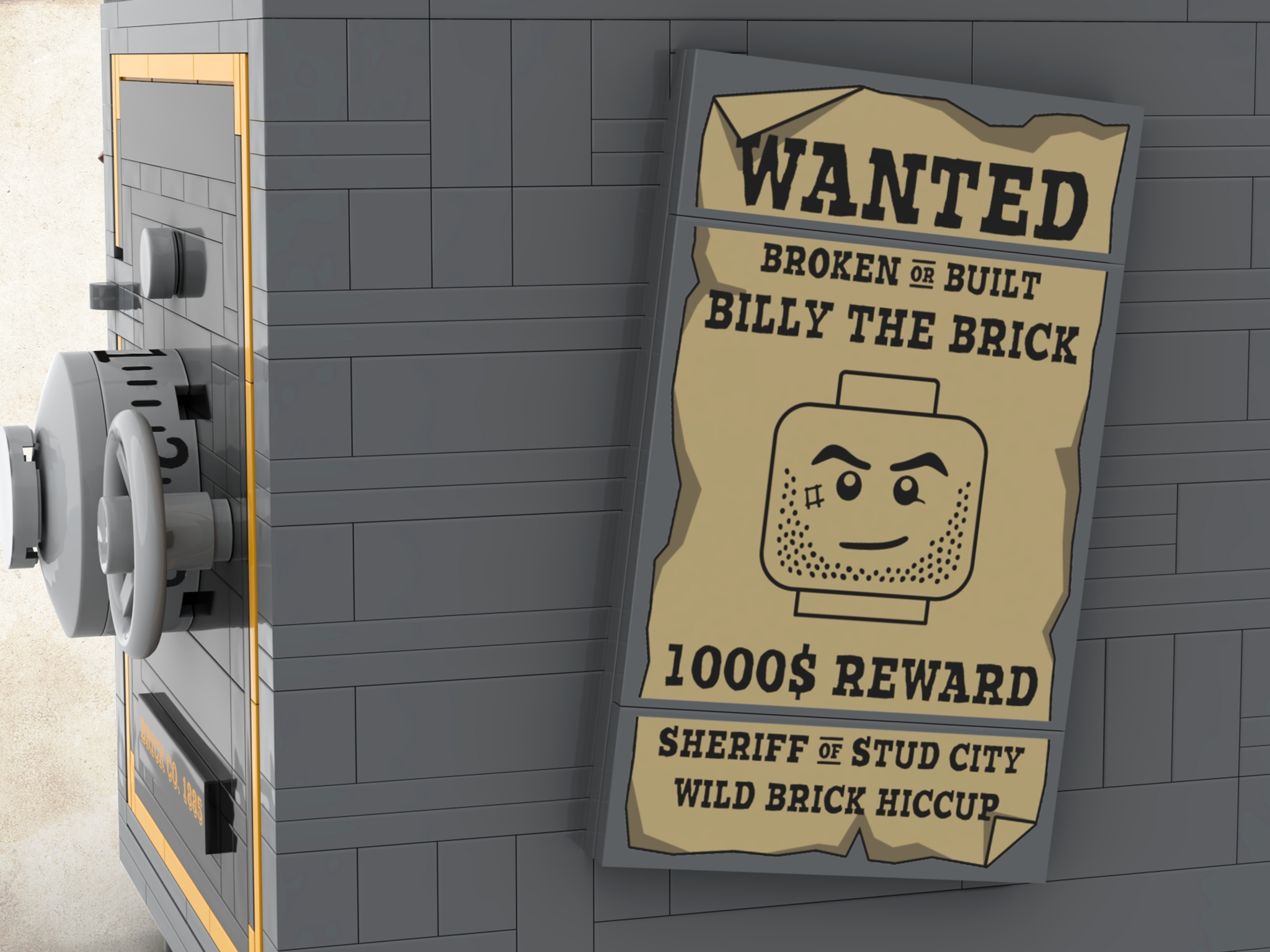 Bricklink Designer Program LEGO 910016 SHERRIF'S SAFE