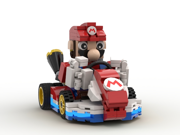 LEGO Mario Kart from BrickLink Studio