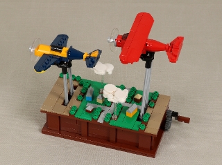 flying lego plane