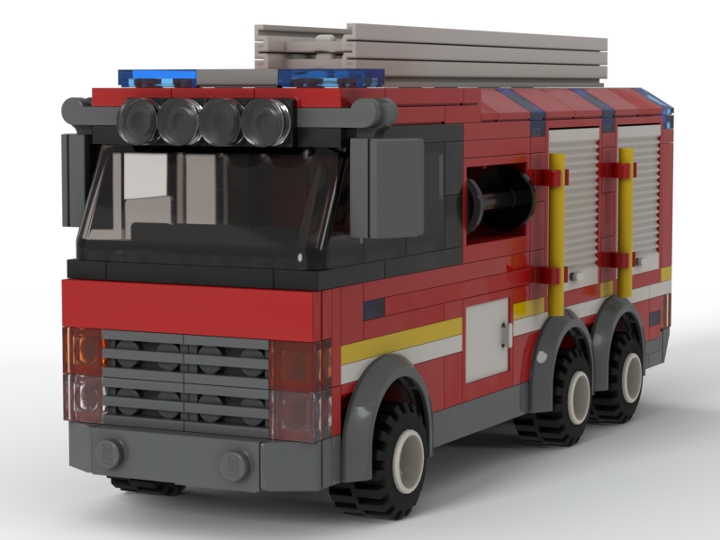 City Fire Truck 2 from BrickLink Studio [BrickLink]