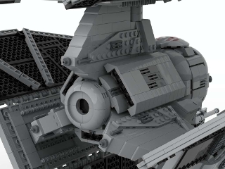 LEGO Wars UCS TIE MOC from BrickLink Studio