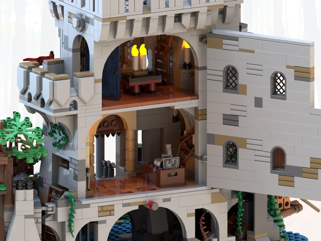 Castle in the online forest lego