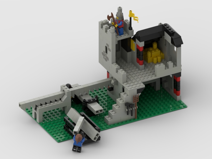 LEGO MOC Medieval Sawmill