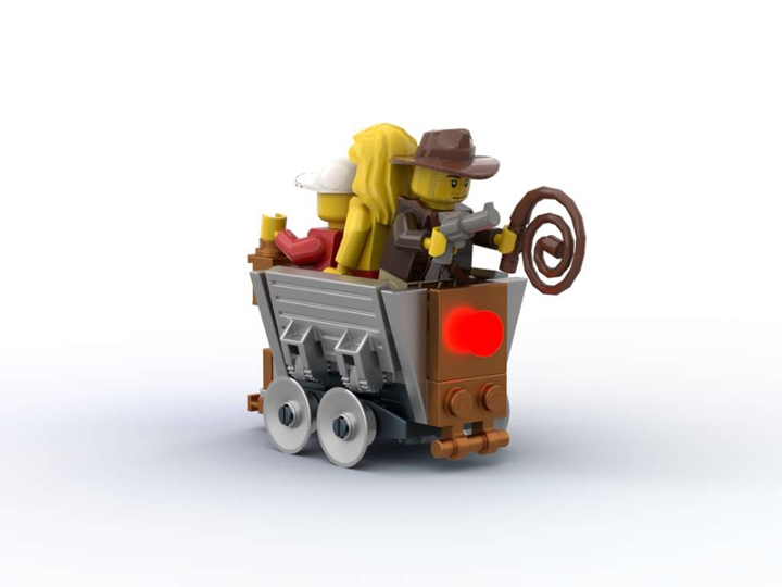 Lego indiana discount jones minecart chase