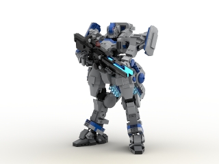 Mark 5 Mech from ,,Tower Defense Simulator'' from BrickLink Studio