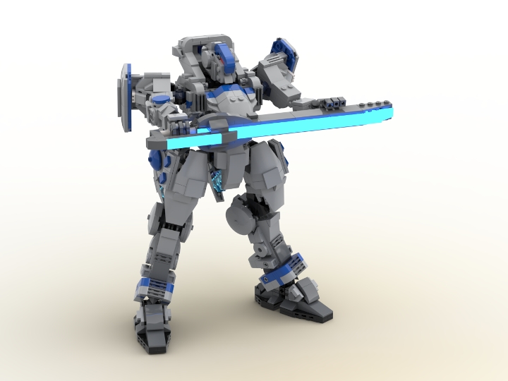 Mark 5 Mech from ,,Tower Defense Simulator'' from BrickLink Studio