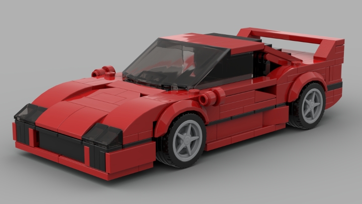 Ferrari F40 from BrickLink Studio [BrickLink]