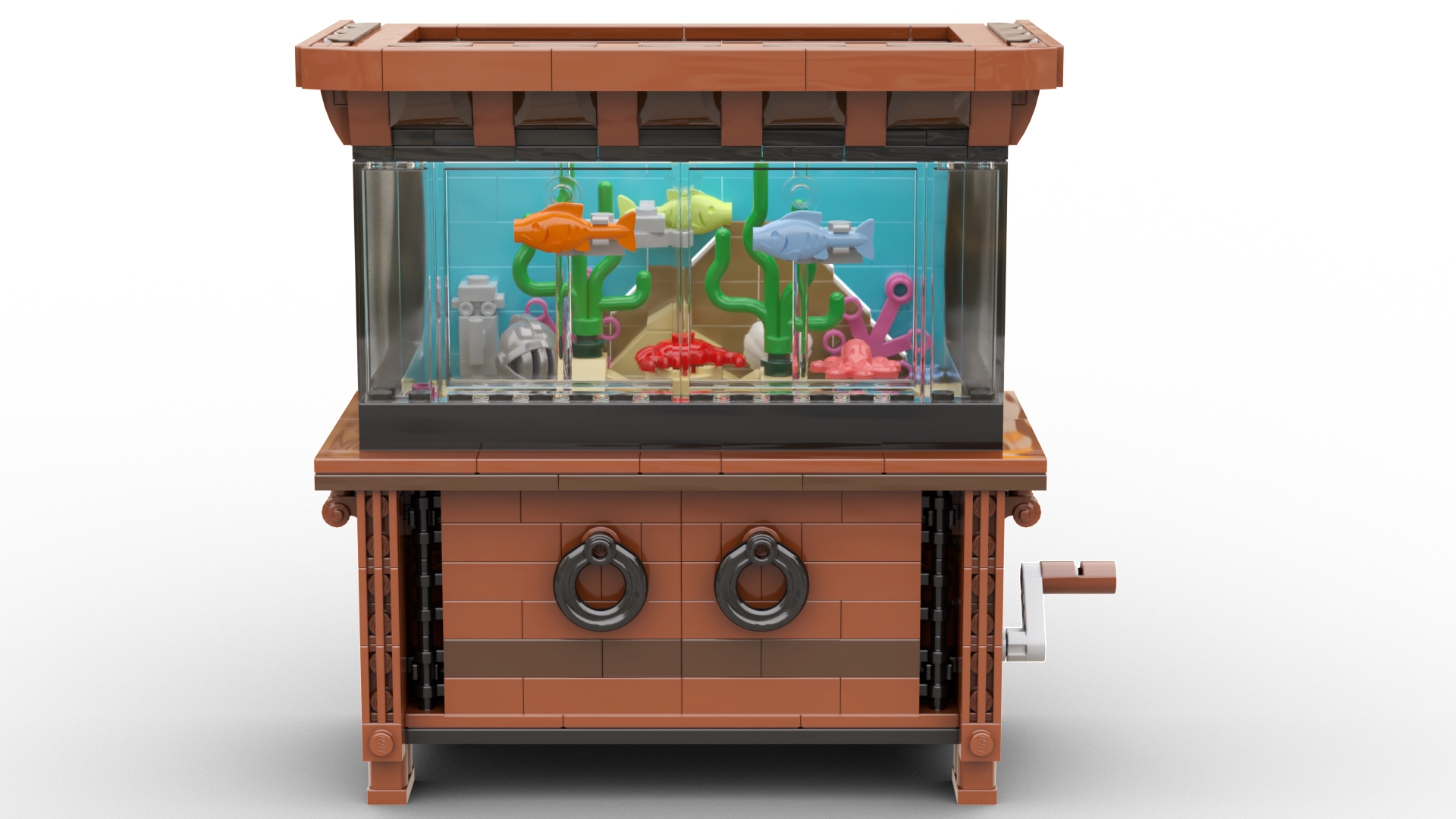 Lego store fish aquarium