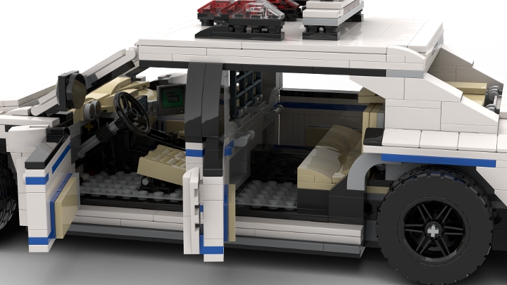 Lego unmarked police online car