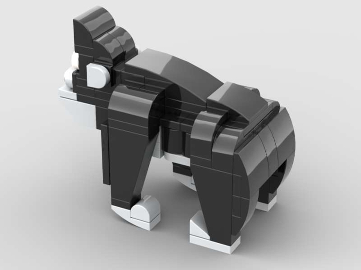 Lego gorilla 3d imponente