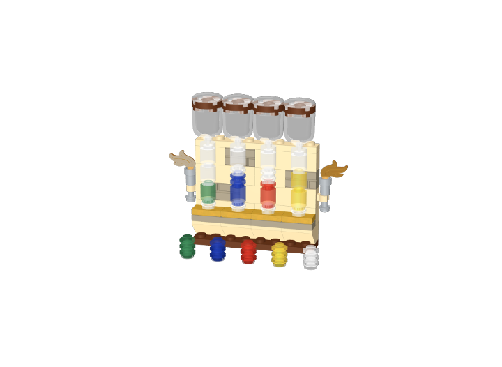 House points tracker inspired by Harry Potter from BrickLink Studio