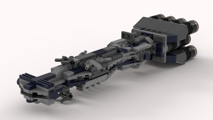 Star Wars - CR 90 Corellian Corvette - 1:1000 MOC from BrickLink Studio ...