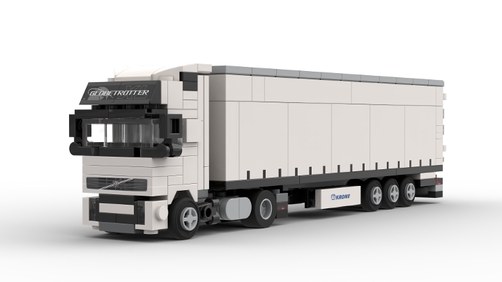 Volvo fh12 - Mini truck from BrickLink Studio [BrickLink]