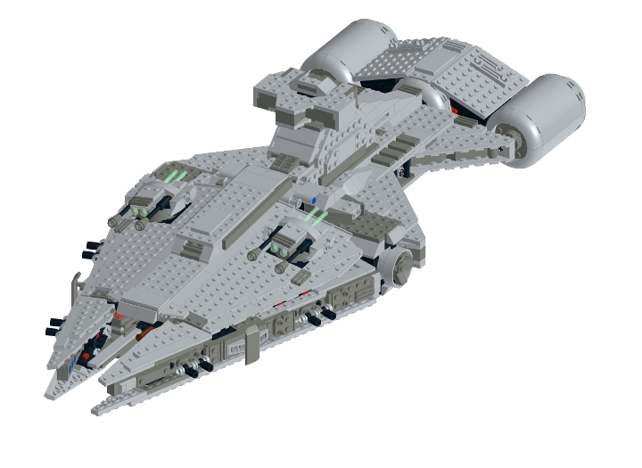 Imperial cruiser from BrickLink Studio