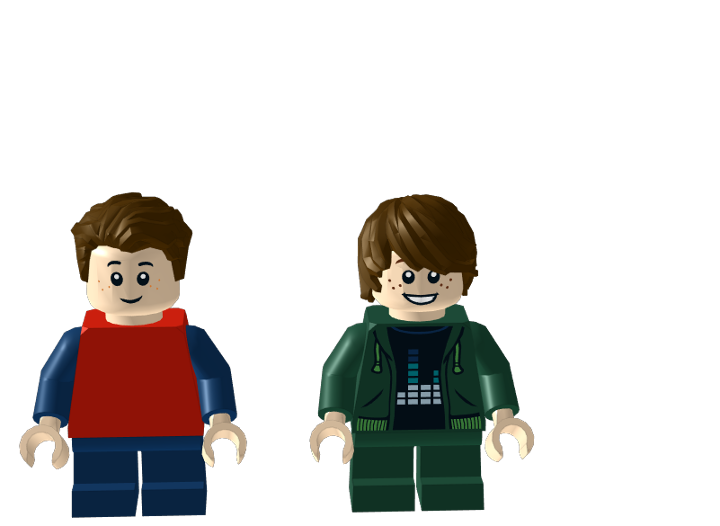 WandaVision: Billy and Tommy from BrickLink Studio [BrickLink]