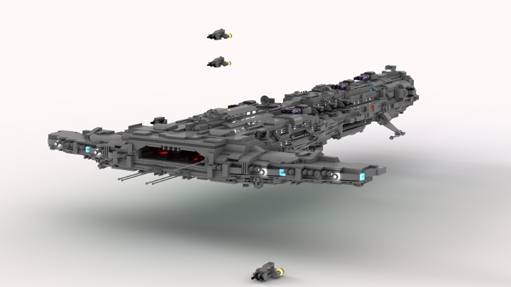 Pride of Sol - Class Battlecruiser (MOC) from BrickLink Studio [BrickLink]