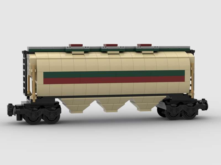 LEGO MOC Wagon Marchandises Tremie  - Hopper Train Car - MOC by Mimi68