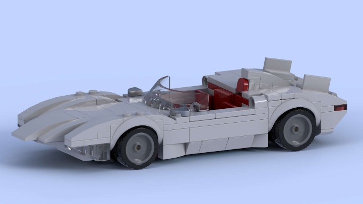 Mach 5 from BrickLink Studio [BrickLink]