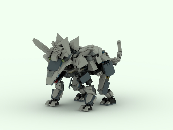 Triceratops v3 Alt build 71738-1 from BrickLink Studio [BrickLink]