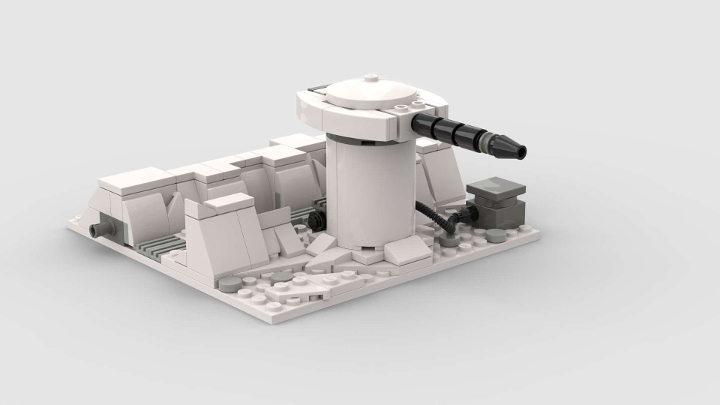 Hoth Trench-System [P2] Turret 1 from BrickLink Studio [BrickLink]