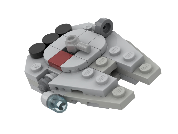 Smallest lego millennium online falcon