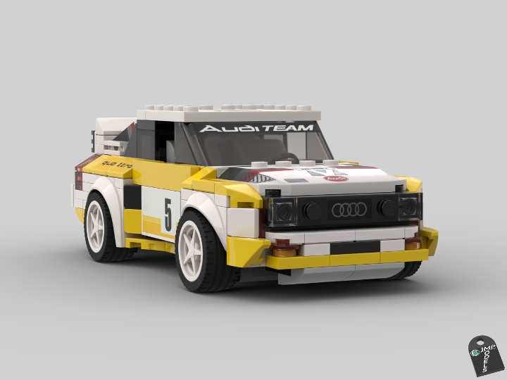 Audi Sport Quattro SCx8 BrickLink Studio