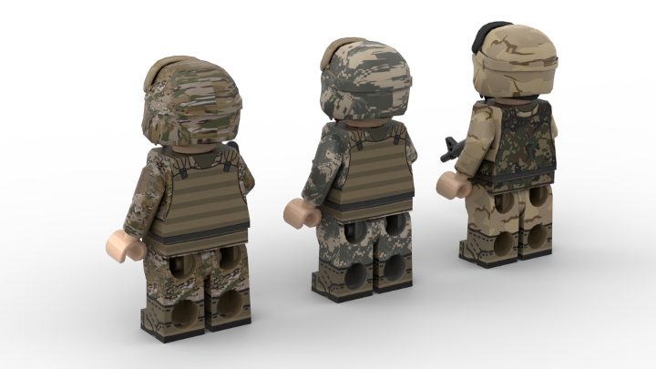 Custom War Figure Made With Genuine LEGO® ww1, Ww2, Medieval, Vietnam. 